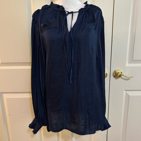 Joie blue peasant tunic, size 2X - Picture 1 of 6